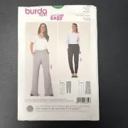 Burda Sewing Pattern 6859 Pants Trousers Slacks Misses Size 18-34 New Uncut