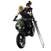 [Final Fantasy] FFVII Jessie, Cloud & Motorcycle Play Arts Action Figure