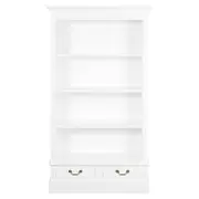 Centrum Furniture Tasmania 2 Drawer Bookcase (White)