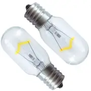2-Pack HQRP 40W T8 E17 Appliance Light Bulb for Whirlpool # AH2376034 8206232