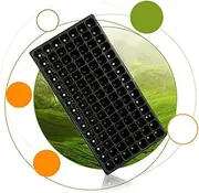 Mipcase 5Pcs Cell Sprout Tray Nursery Pots for Home Gardening Lightweight with Excellent Ventilation for Seed Germination and DIY Planting