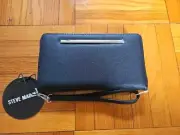 NWT Steve Madden Wallet Or Wristlet ~ Black Silver Hardware NEW! NICE!