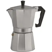 Avanti Aluminium Classic Pro Espresso Maker Stovetop Coffee Pot 3 Cup Silver