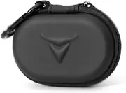 Decibullz - Zipper Headphones Carrying Case, Perfect for Earphones and Earplugs (Black)