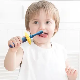 1 Set Kids Soft Training Silicone Toothbrush Baby Children D