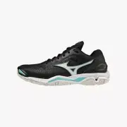 Mizuno Stealth V NB Wide - D Width - Black Angel Netball Basketball Volleyball