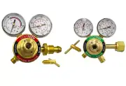 Gas Regulator Oxygen Acetylene Set Heavy Duty Compatible with Victor Regulators