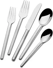 [Mikasa] 5246697 Zena 45-Piece Flatware Set, Silver