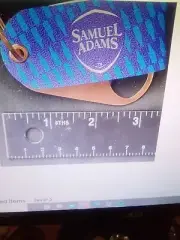 Samuel Adams Bottle Opener Copper Colored Keychain - Boston Beer Collectible