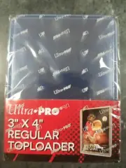 Ultra Pro 3x4 Standard Toploader Top Loader 81222 35pt 1 Pack of 25 Nip New