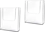 SHOWERORO 2pcs Office Organizing Stand Folder Standup Desk Record Stand Magazine Rack Cabinets Standing Desk Topper Document Holders for Wall Napkin Holder Display Towel Dispenser Paper