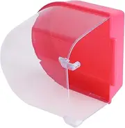 JOINPAYA Caged Covered Bath for Small Birds for Parrots Budgies Canaries Durable Design for Indoor Cage Use Red