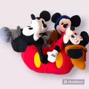 DISNEY Mickey Mouse 70 Happy Years Bean Bag Plush *NEW*