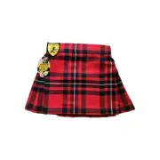 Sport Kilt Toddler Size Red Black White Plaid Pattern NWT