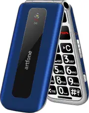 Unlocked Senior Blue Cell Phone, 2g Gsm Flip Mobile Phone With Big Buttons, Big Volume Sos Button, 2.4 Inch Screen, Fm Radio, Box Speaker, Torch, 1000
