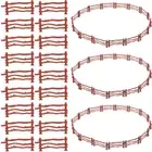 100Pcs Plastic Animals Fence Decor Horse Barns Stables Kids Plastic Toy Fence