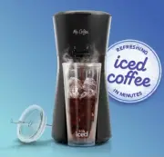 *New* Mr.Coffee Iced Coffee Maker, Single Serve Tumbler + Reusable Filter