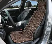 EXCEL Life Natural Wood Beaded Seat Cover Massaging Cool Cushion for Car Truck. Keeps The Back from Getting Sweaty While Driving. Makes Driving More Bearable and Less Painful On Long Trips