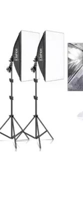 2 x Lighting Photography Soft box Photo Equipment Soft Studio Light Tent Box Kit