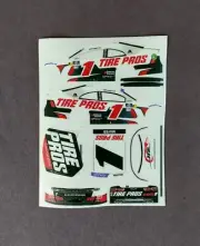 2024 Custom Sam Mayer #1 Tire Pros 1/64 Peel & Stick Decals
