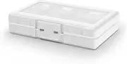 N-KONGJIAN 2PCS Game Card Cases, Plastic Games Box, Storage Case for Switch Game Card and TF Memory Card (Clear)