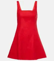 [Faithfull] Faithfull Felice linen minidress AU 16 red