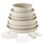 Ceramic Cookware Set - Kitchen Cookware Sets Detachable Handle Pots and Pans ...