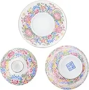 TIDTALEO 1Set Delicate Ceramic Teacup Chinese Style Kung Fu Tea Cup with Lid for Home Office for Oolong Puer and Teas Option