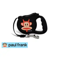 在飛比找蝦皮購物優惠-全新現貨 Paul Frank 伸縮牽繩惡魔大嘴猴 - 黑色