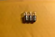 (3) BAYONET #44 INCANDESCENT LAMPS / 6.3v .25A/BULBS BA9s / Marantz