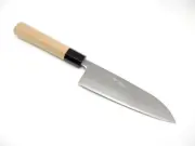 Yoshihiro Aogami Super/Blue Steel Clad, WA Santoku Knife(Japanese Style)165 mm