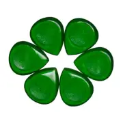 50Pcs Alice 3mm Small Water Drop Jazz Picks Green 20x23mm Guitar Picks