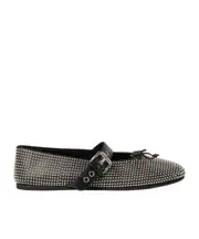 Calf leather ballerina flats 38.5,40 black