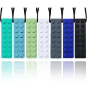 Chew Necklaces for Sensory Kids 7 Pack Chewy Necklace Sensory Toys for Kids w...
