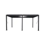 Coolaroo 3.6 x 5.3m Charcoal Fairhaven Gazebo