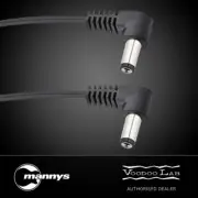 Voodoo Lab PPBAR-R - 2.1mm Right Angle Barrel Cable w/ Centre Negative Polarity