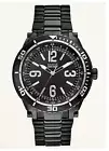 Guess Black Ionic-Plated Racing Sport Watch U0043G2