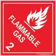 Class 2 - Flammable Gas - White | Hazchem Signs