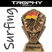 1 x SURFING SURF LIFE SAVING cosmos 175mm trophy SLS award