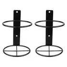 2x Wall Mounted Wine Rack Hanging Bottle Holder with Screws Wall Wine Holder for