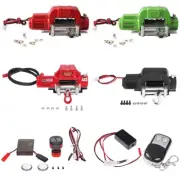 Metal Electric Winch Remote Controller For 1/10 RC Car Crawler TRX4 SCX10 D90