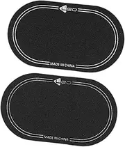 ａ aternee 2Pcs Drumhead Kick Pads Drumhead Patches Protection Sticker Drum Practice Portable Percussion Drum Pads Bass Drum Patches, Double Pedal