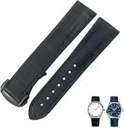 [KLVN] Crocodile Leather Watch Band Fit For Omega De Ville Seamaster Constellation 18mm 19mm 20mm 21mm 22mm Real Alligator Skin Strap