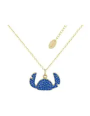 [Couture Kingdom] Disney Lilo And Stitch Crystal Silhouette Necklace in Gold