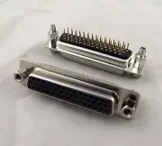 10x D-SUB DB44 44 Pin Female DIP PCB Solder Connector Adapter 3 Rows Lock Screw