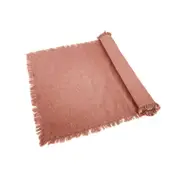 J.Elliot Avani 40x180cm Cotton Table Runner Dining Decor Table Cloth Clay Pink