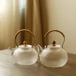 茶壺煮茶壺耐熱玻璃小茶壺耐高溫小號家用功夫帶過濾 電陶爐專用