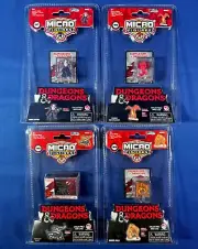 DUNGEONS & DRAGONS SET - 4 MICRO Figures WORLD'S SMALLEST Red Dragon UMBER HULK