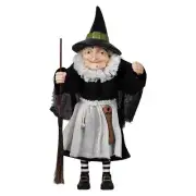 Bethany Lowe Halloween Figurine ~ Posable Witch