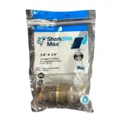SharkBite UR016A Max 3/4" Lead-Free Brass Push-to-Connect Brass Coupling Fitting